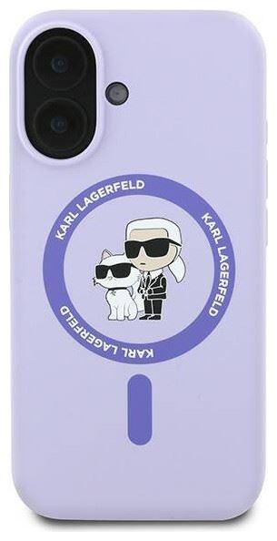 Karl Lagerfeld Liquid Silicone MagSafe Case for iPhone 16 (6.1