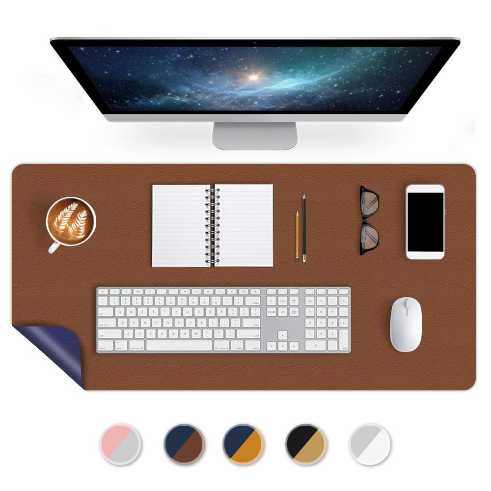 Premium PU Leather Desk Mat - 16