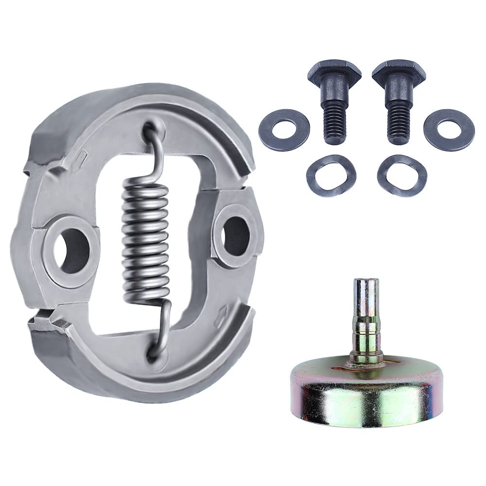 9 Teeth Clutch Drum Gear Driver Sprocket Bolt Rotor for HONDA GX35 GX35NT GX31 Small Gasoline Engine - Replacement Part for Motor Generator & Water Pump - Perfect for DIY Repairs and Maintenance