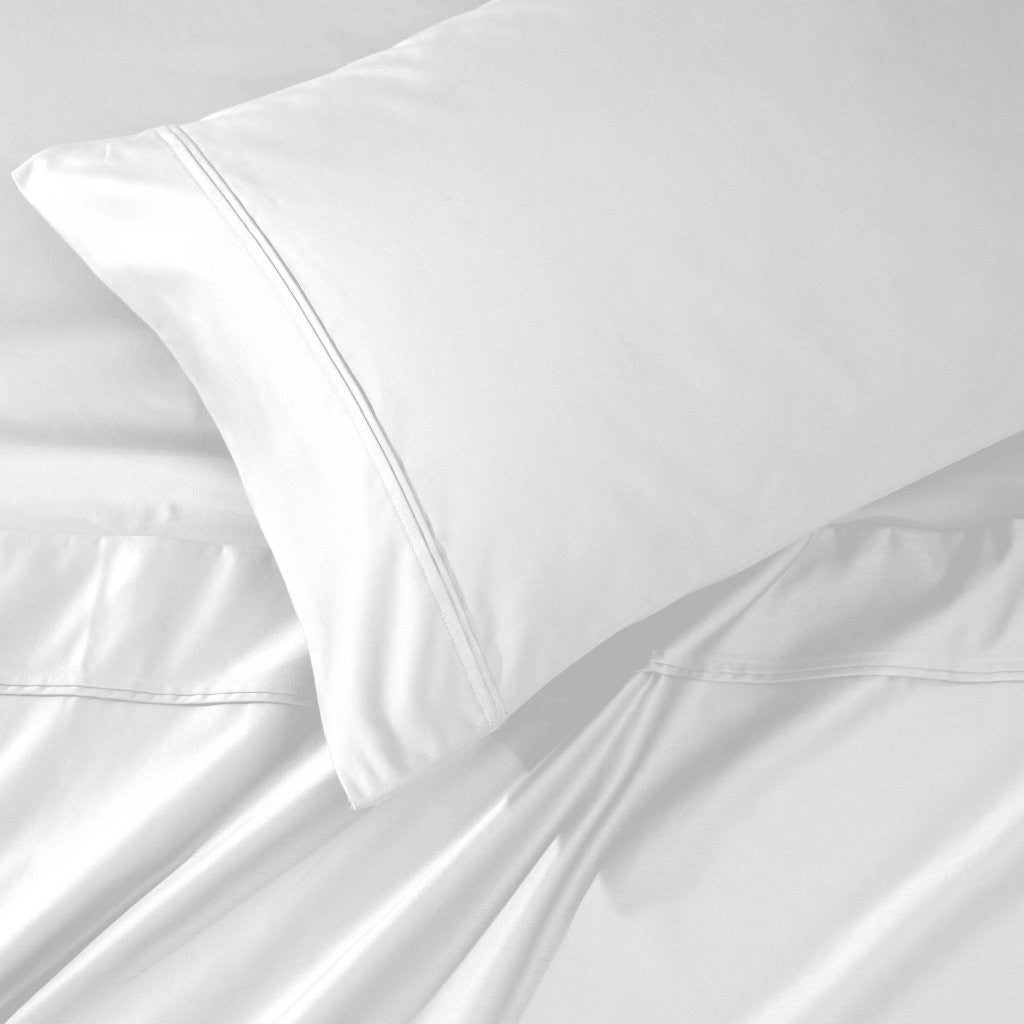 Luxury 1200 Thread Count Egyptian Cotton Deep Pocket Bed Sheet Set - Queen Size, Soft & Breathable for Ultimate Comfort - Perfect for Master Bedroom, Guest Room & Hotel Use