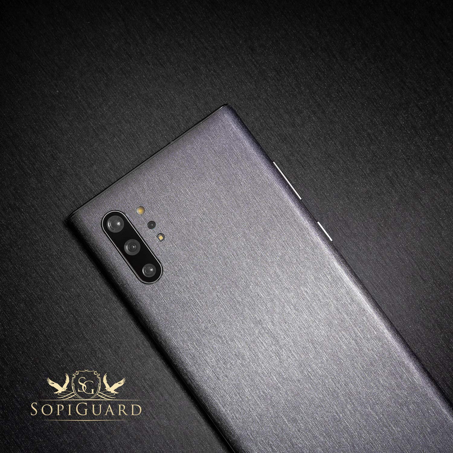 SopiGuard Precision Edge-to-Edge Vinyl Skin Sticker for Microsoft Surface Go 2 - Top Panel & 3 Sides Protection (3M Brushed Gunmetal Gray) | Perfect for Work, Travel & School Use