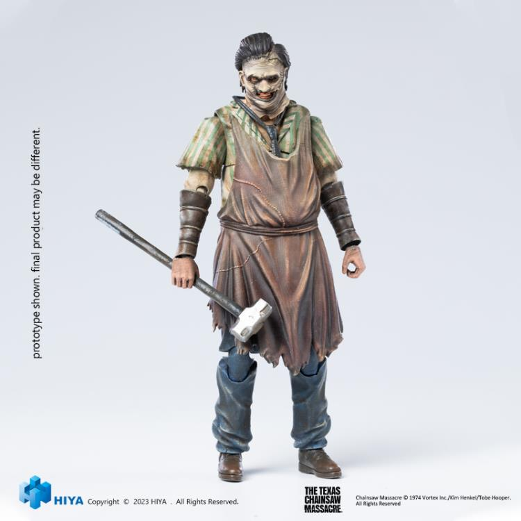 1/18 Scale HIYA 4-Inch Action Figure - The Texas Chainsaw Massacre (2003) Leatherface Collectible - Horror Movie Character Model for Display & Collection - Perfect for Horror Fans & Action Figure Enthusiasts