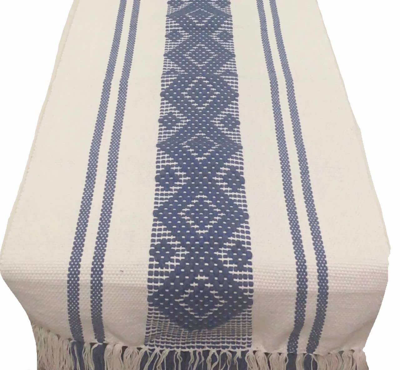 Elegant Hand-Embroidered Waist Loom Table Runner - Perfect for Dining Table Decor, Wedding Centerpiece & Holiday Home Decor