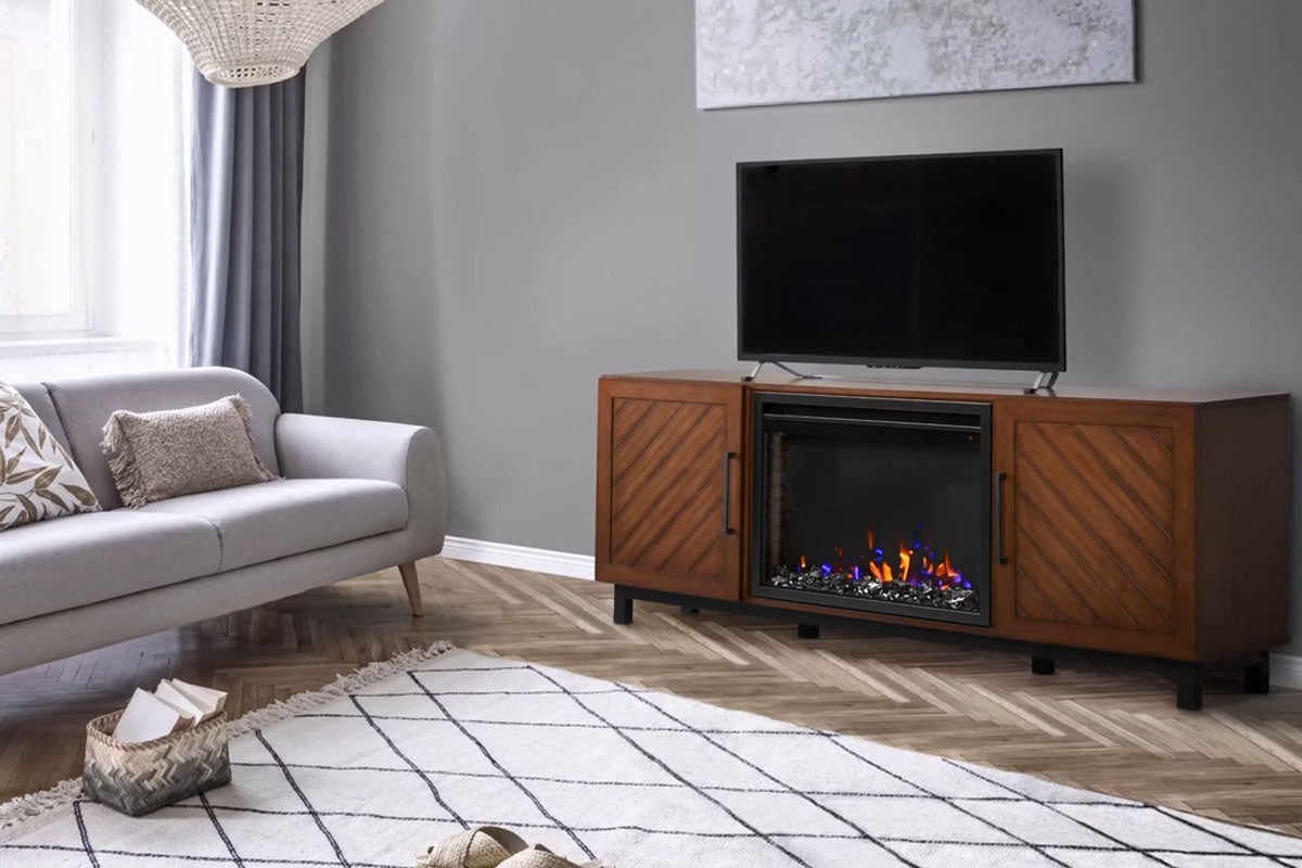 Napoleon Bella Walnut Media Console with 26