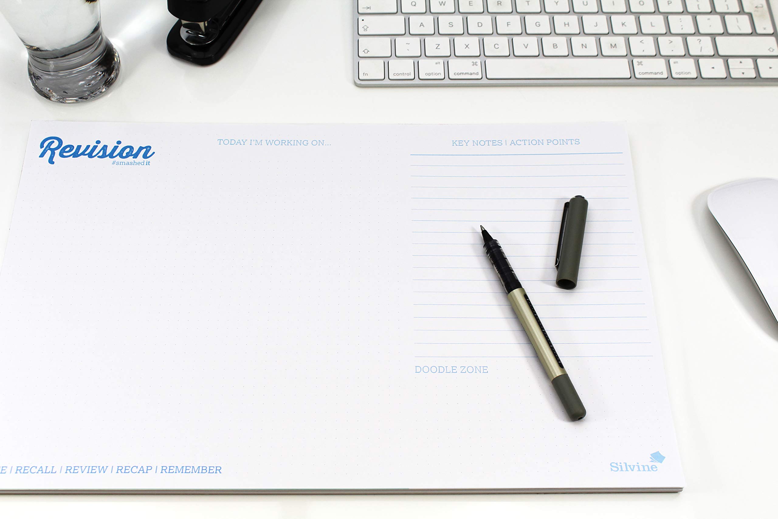 Luxpad Revision and Study Desk Pad - 36 x 23cm Non-Slip Writing Mat for Office, School & Home - Perfect for Note Taking, Homework & Productivity