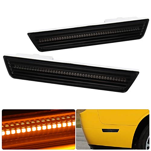 Smoke Lens Amber LED