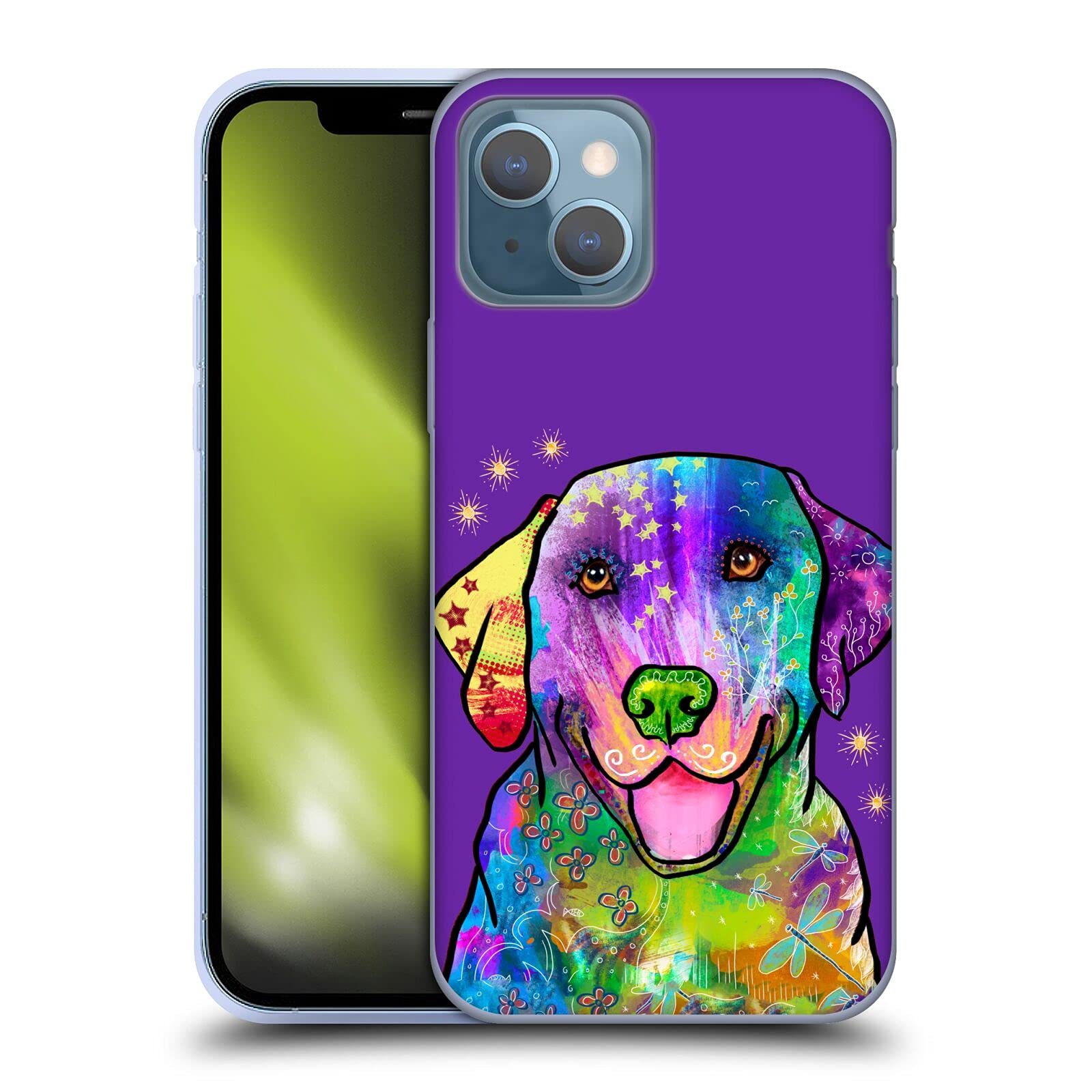 Officially Licensed Duirwaigh Golden Retriever Dog Soft Gel Case for Apple iPhone 13 - Cute Animal Phone Cover for Dog Lovers, Perfect Gift for Pet Owners and Daily Use