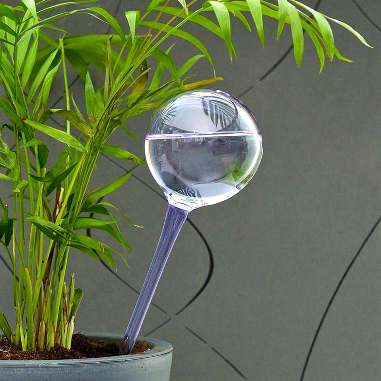 12Pcs Large Automatic Self-Watering Globes - Plastic Plant Watering Bulbs for Indoor/Outdoor Plants, Garden Irrigation Device (Clear) | Perfect for Vacation Plant Care, Hanging Baskets & Potted Flowers