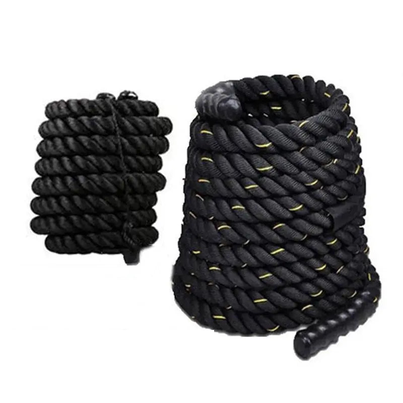 Premium Heavy Battle Rope for CrossFit & Calisthenics Training - 50ft Gym Rope for Full-Body Workout, Strength & Endurance - Perfect for Home Gym, Outdoor Fitness & Functional Training