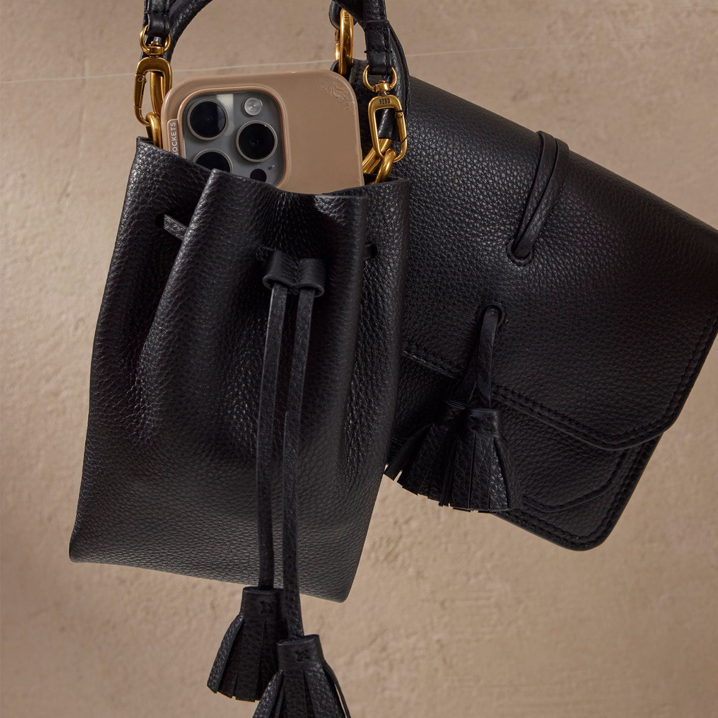 Eden Small Crossbody Bag in Pebbled Leather - Black | Stylish & Compact Purse for Women | Perfect for Everyday Use, Travel & Date Night