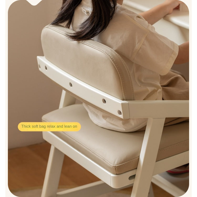 Birch Solid Wood Kids Cream Lift Chair - Comfortable & Stylish for Bedroom, Nursery, or Playroom
