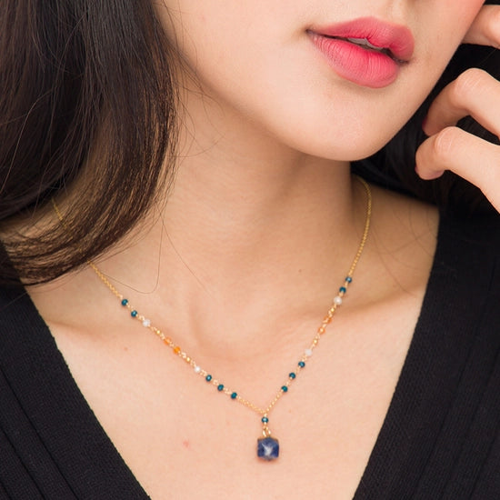 Nicki Geometric Belle Pendant Necklace - Elegant Fashion Jewelry for Women | Perfect for Parties, Weddings & Date Nights
