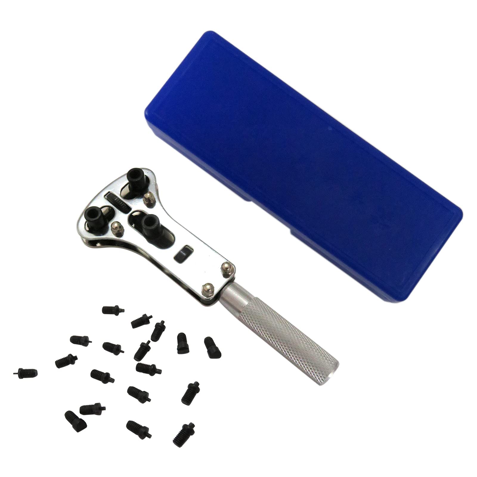 Professional Watch Repair Tool Kit - Back Opener, Wrench & Case Holder for Waterproof Watches - DIY Battery Replacement & Maintenance - Perfect for Watch Enthusiasts & Jewelers