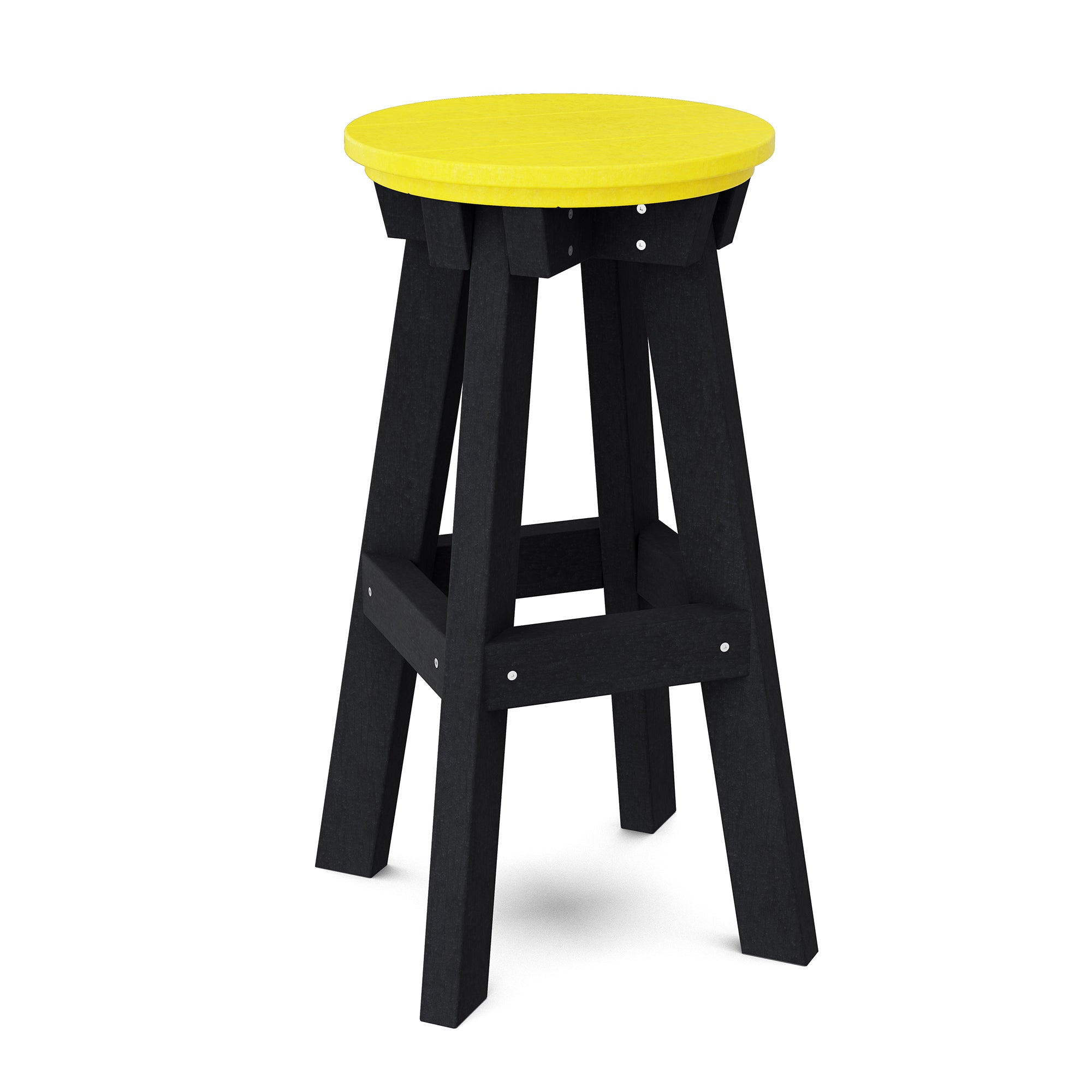Vintage Heritage Bar Stool - Solid Wood Counter Height Stool with Backrest - Perfect for Kitchen Island, Home Bar & Breakfast Nook