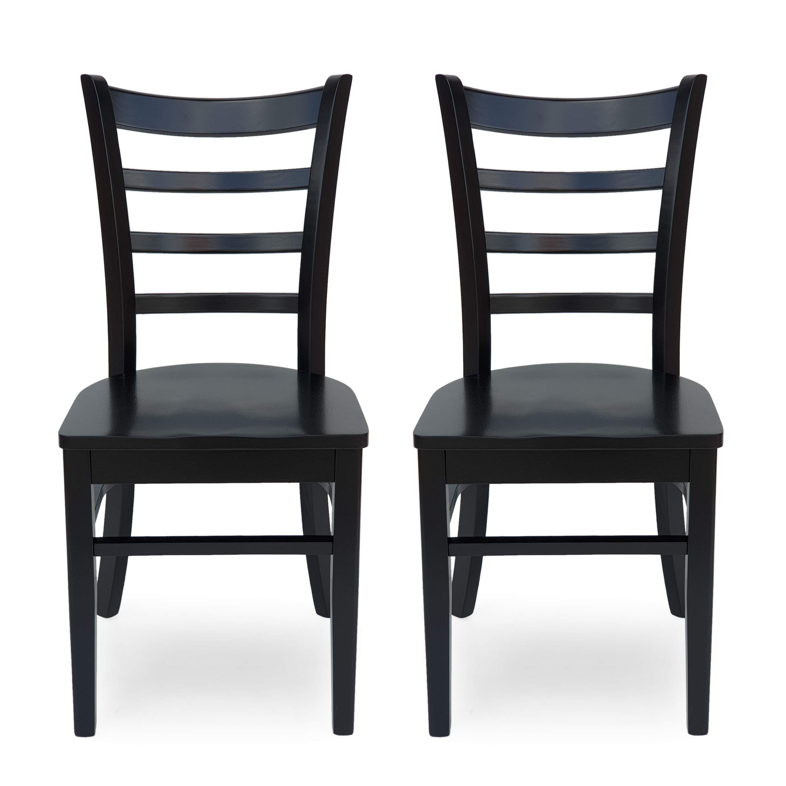Christopher Knight Home Dining Chair - Matte Black Finish - Modern Kitchen & Dining Room Furniture for Home & Restaurant Use