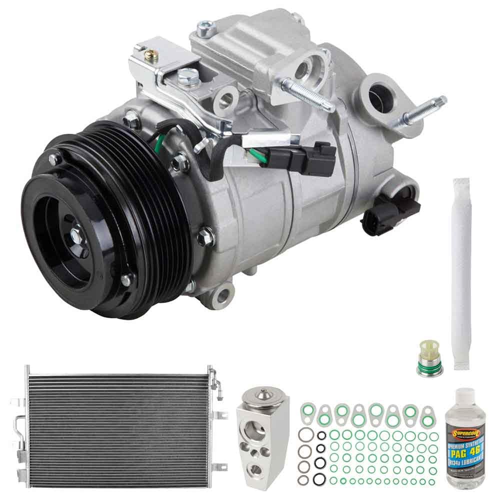 2018 Ford Taurus AC Kit with AC Compressor, Condenser & Drier - Replacement Car Air Conditioning Parts for Cooling System Repair | BuyAutoParts 61-97986CK | Perfect for Summer Driving & Road Trips