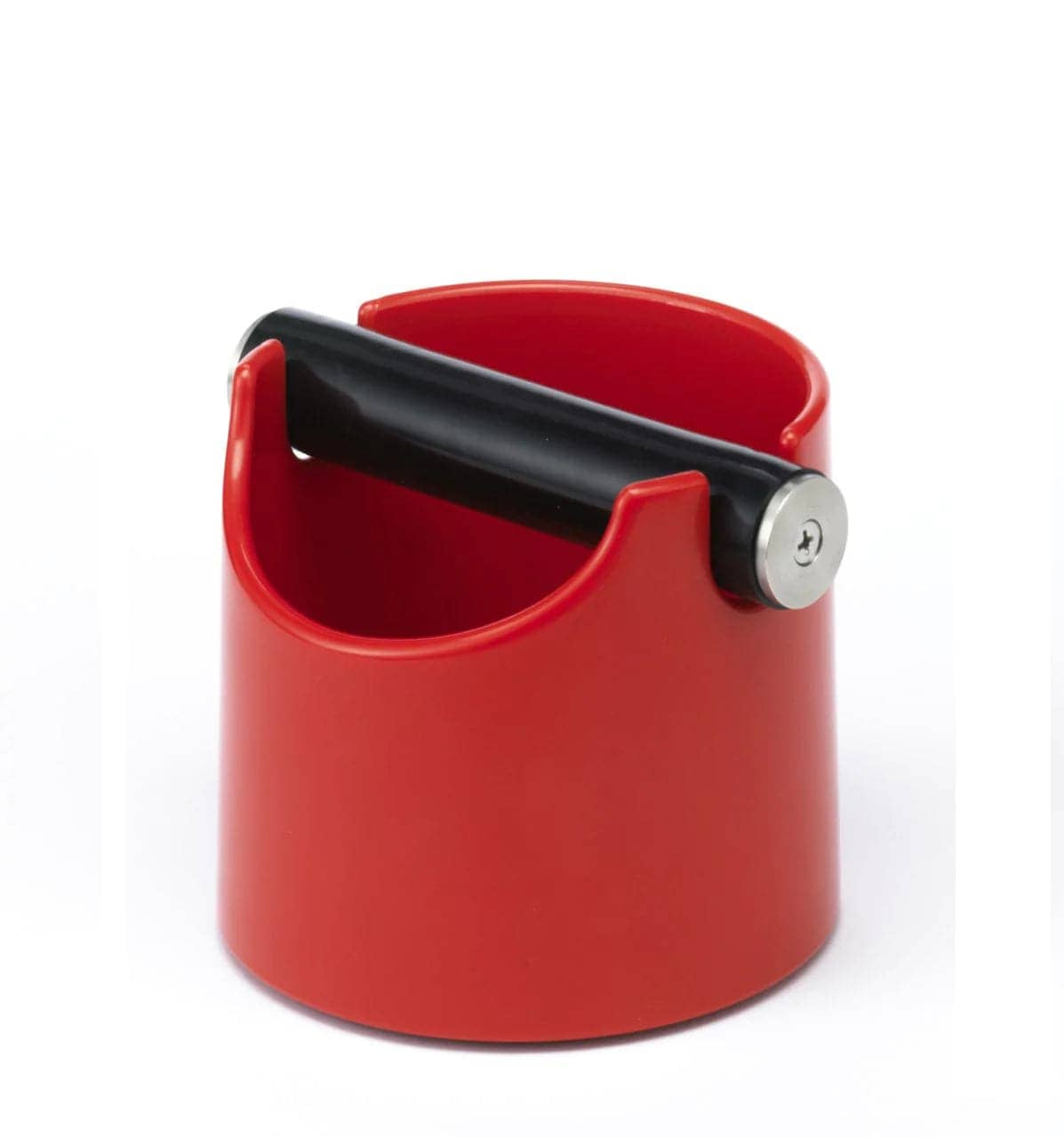 Joe Frex Knock Box - Durable Red Plastic Coffee Grounds Container for Espresso & Barista Use - Perfect for Home & Cafe Brewing