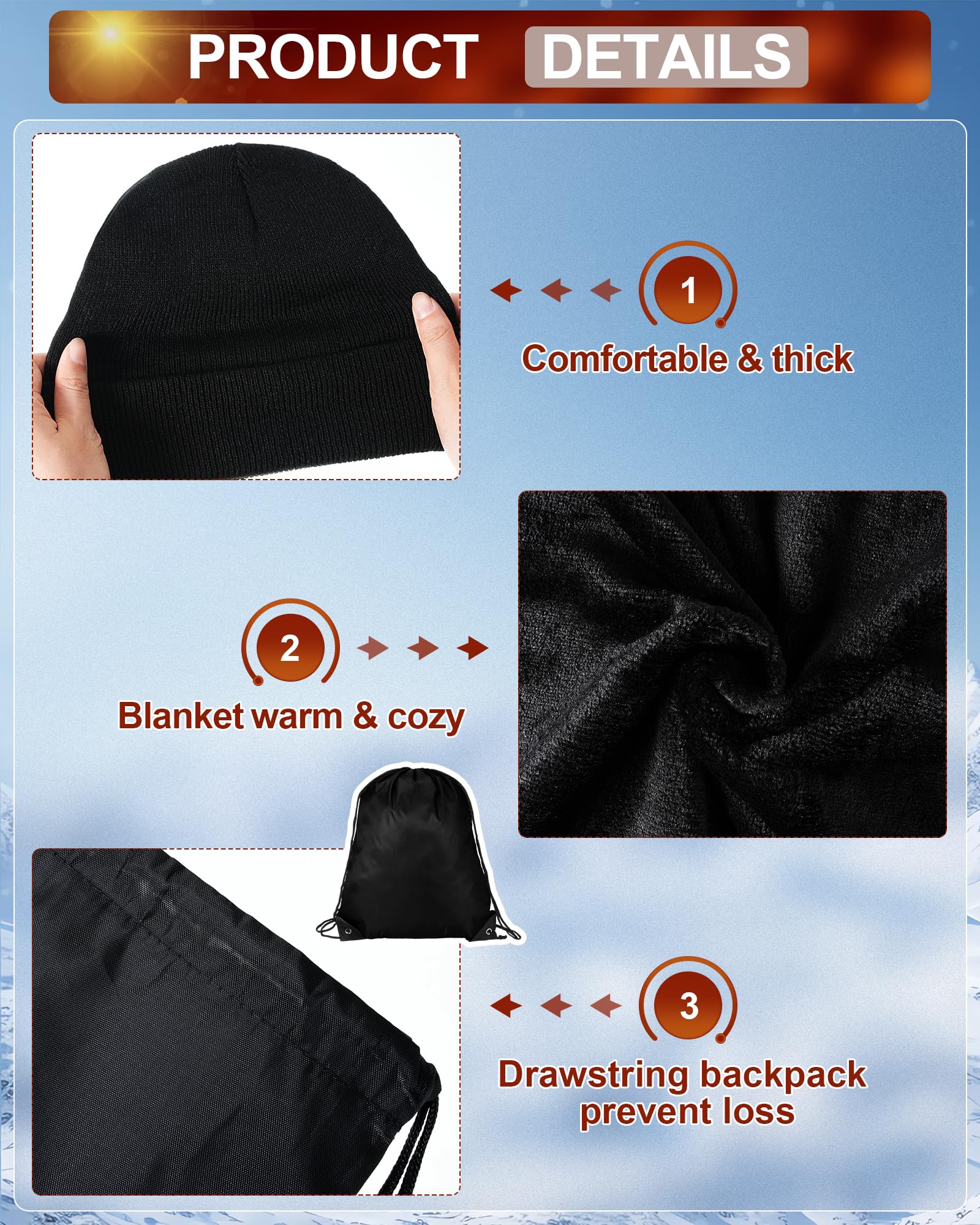 72-Piece Winter Homeless Care Kit - Unisex Gloves, Socks, Fleece Blanket, Hats & Scarves with Drawstring Bags | Cold Weather Essentials for Shelters, Charity Donations & Outdoor Survival Gear