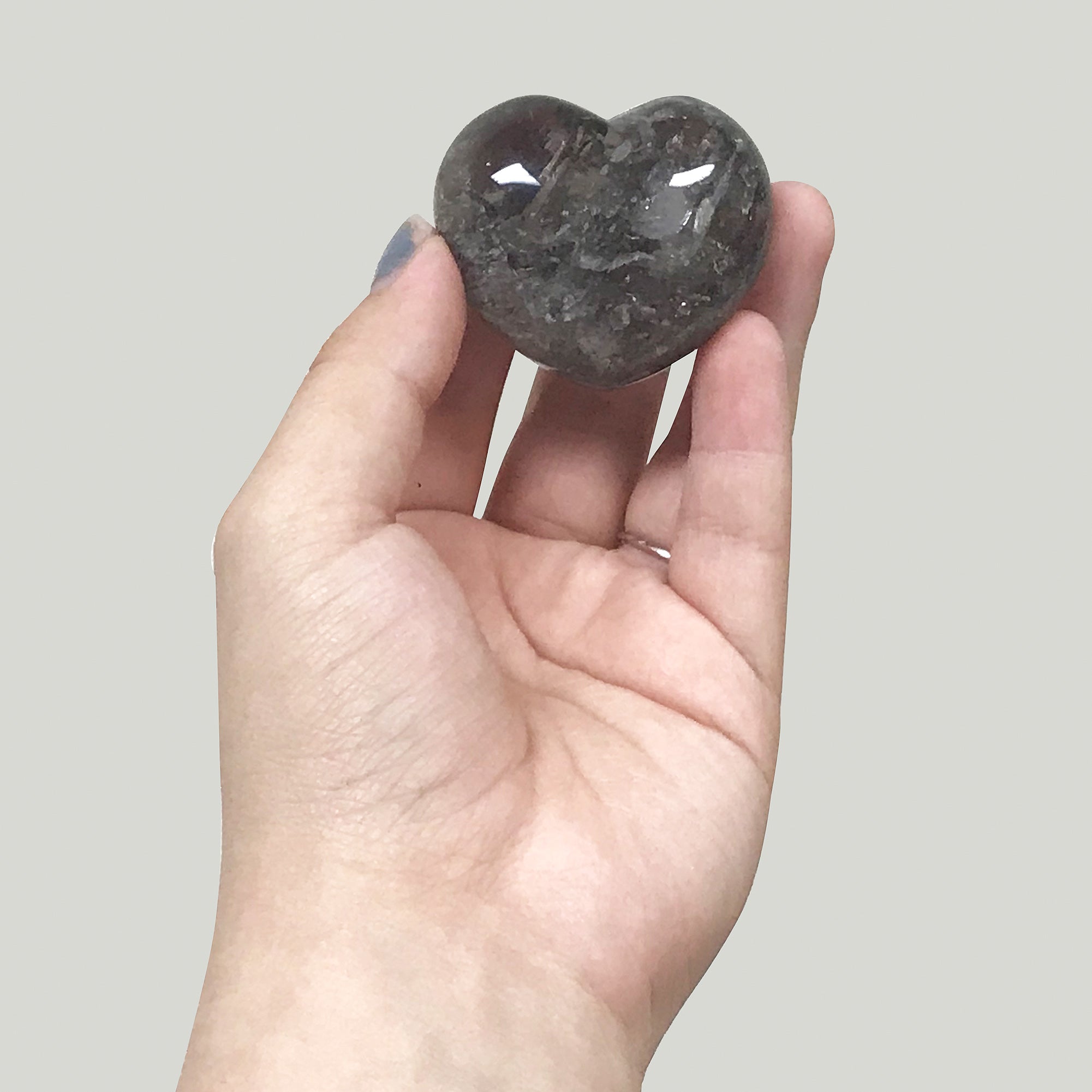 Natural Smokey Quartz 3 Heart Gemstone Collectible - RSH111 | Healing Crystal for Meditation, Jewelry Making & Spiritual Gifts