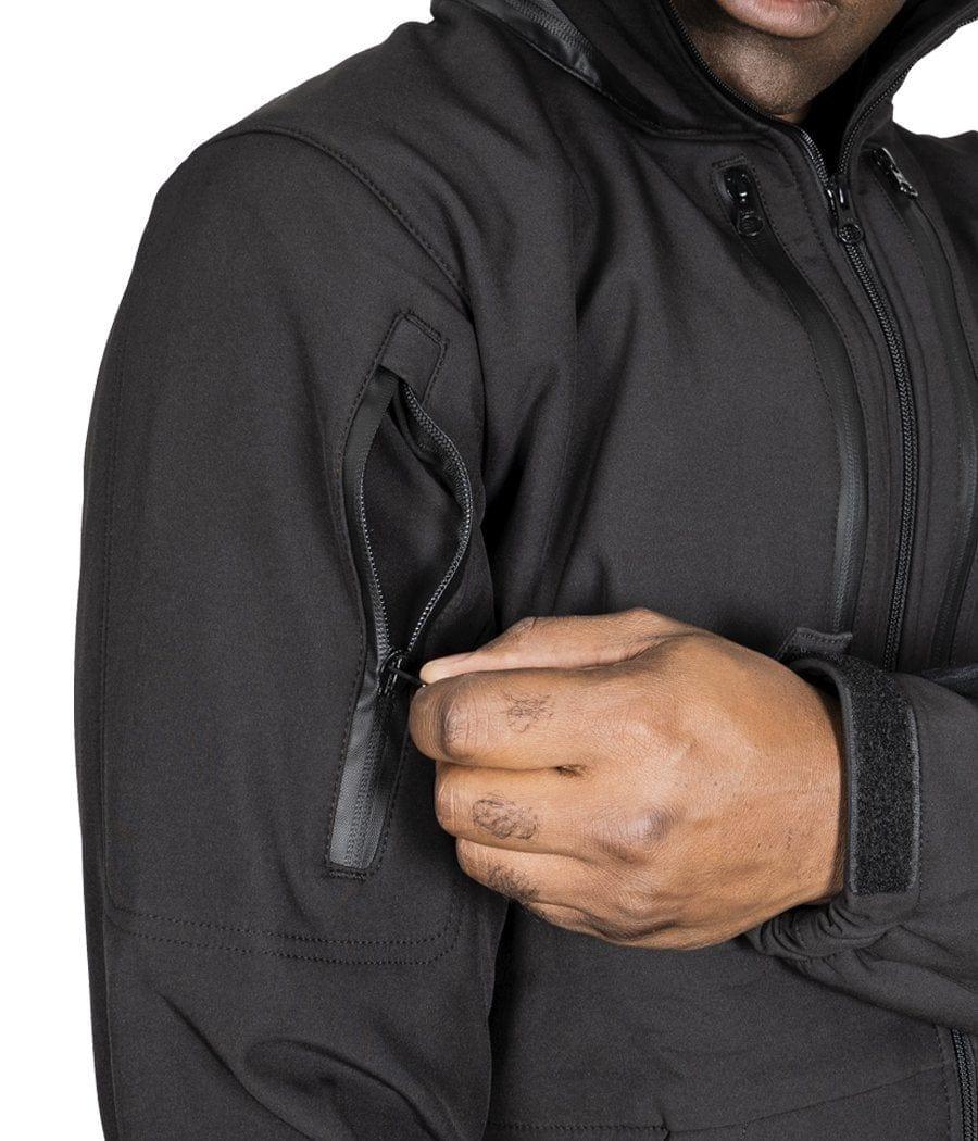 Tactical Jacket 2.0 with Body Armor - Men's EDC/CCW Windbreaker Jacket for Outdoor, Hunting & Concealed Carry | Waterproof & Lightweight Tactical Gear