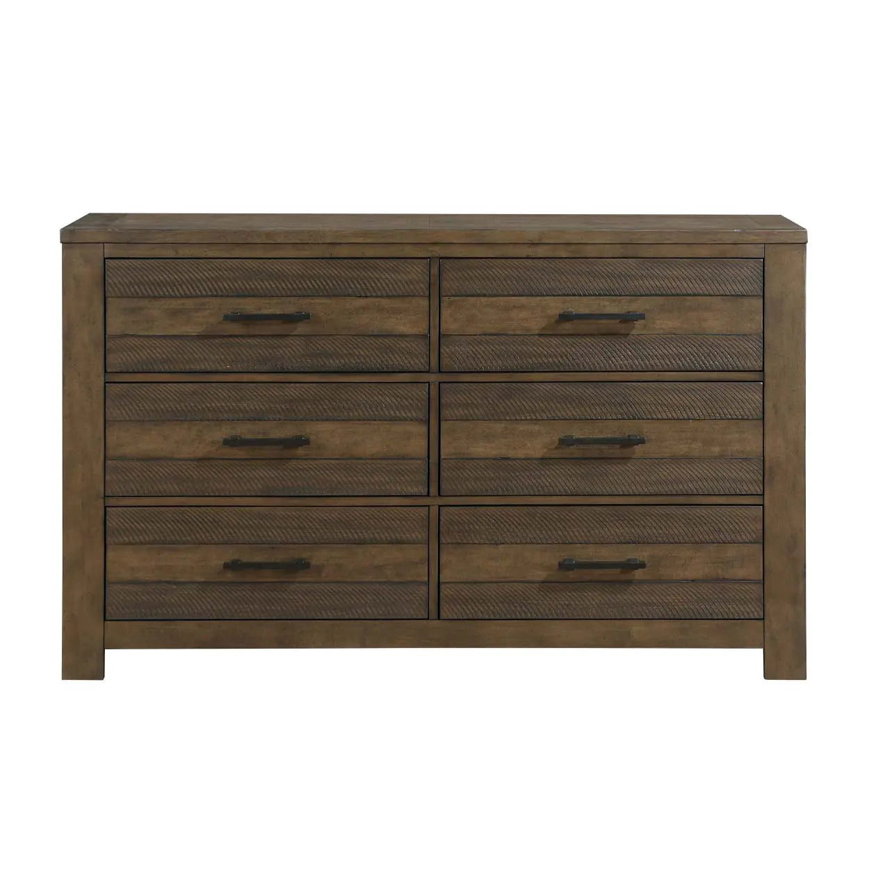 Conway 5-Piece Bedroom Set 1497 - Queen Size Bed Frame, Nightstand & Dresser - Modern Farmhouse Style Furniture for Master Bedroom & Guest Room