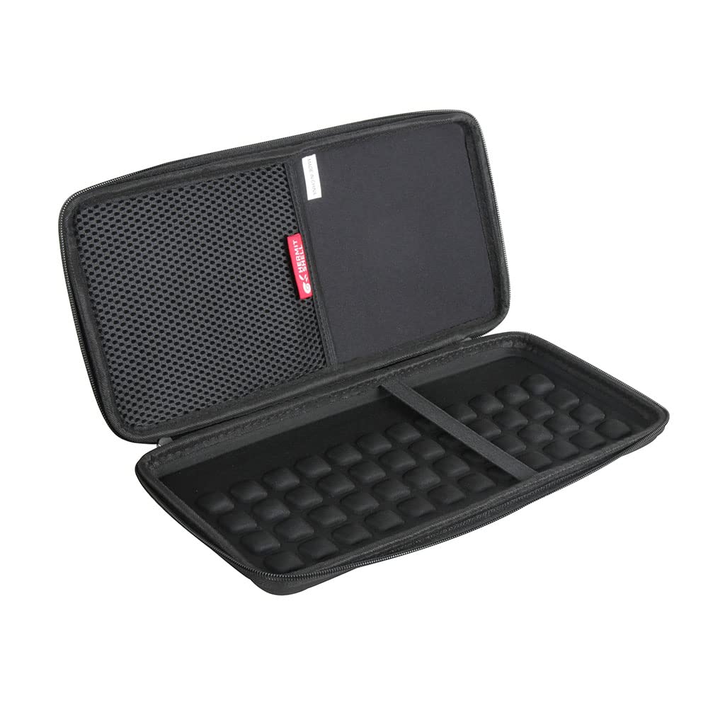 Logitech MX Keys Mini Wireless Keyboard Hard Travel Case - Hermitshell Protective Cover for MX Keys Mini, Compact & Lightweight (Black) | Perfect for Business Travel, Office Use & Home Workspace