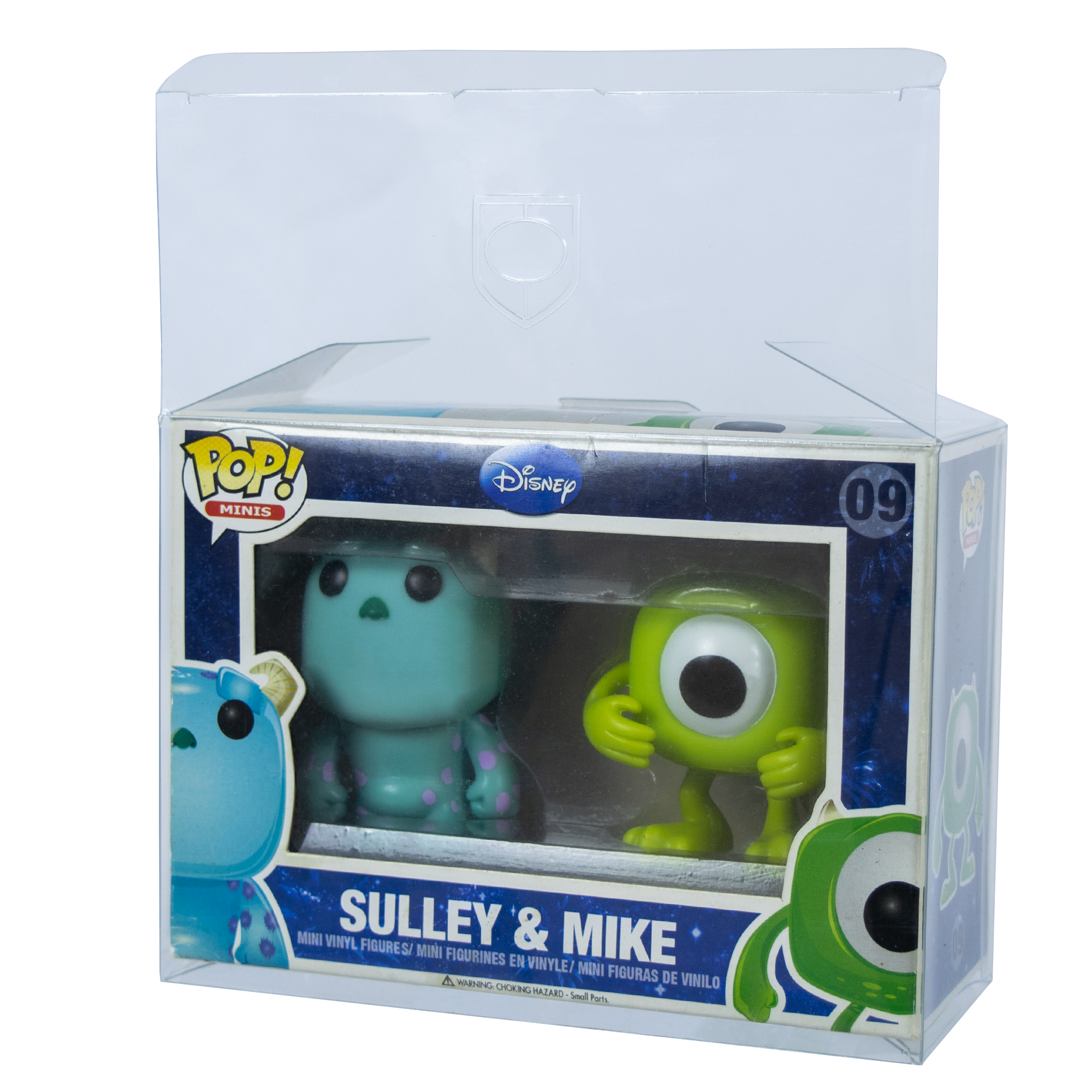 2 Pack Disney Minis PopShield Protectors - Funko Pop Vinyl Figure Protectors for Collectors | Display & Protect Your Disney Mini Figures Collection