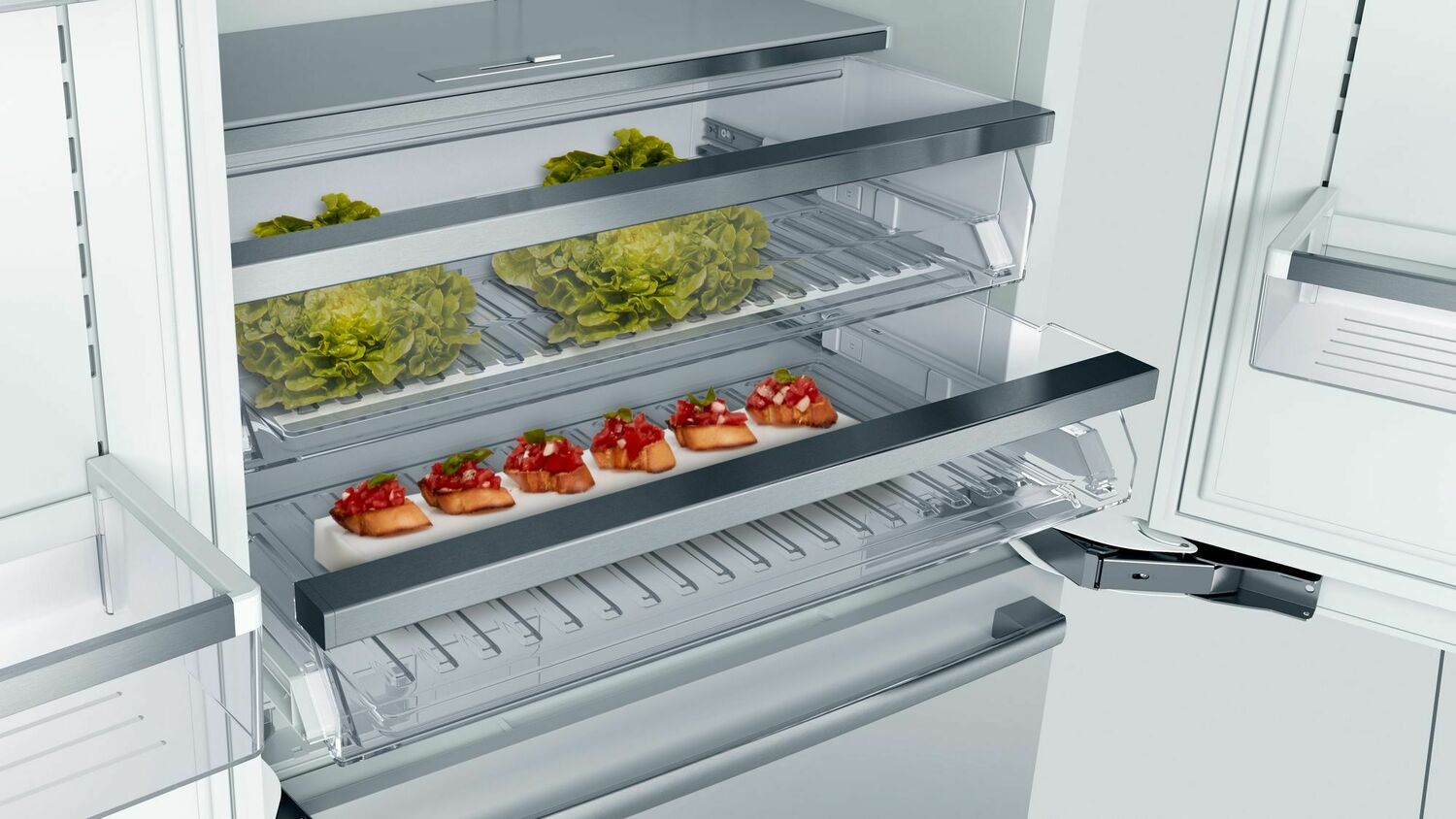 Bosch B36BT930NS 36-Inch Built-In Bottom Freezer Refrigerator - Benchmark Series, Stainless Steel, Energy Star Certified | Perfect for Modern Kitchens & Open Concept Homes