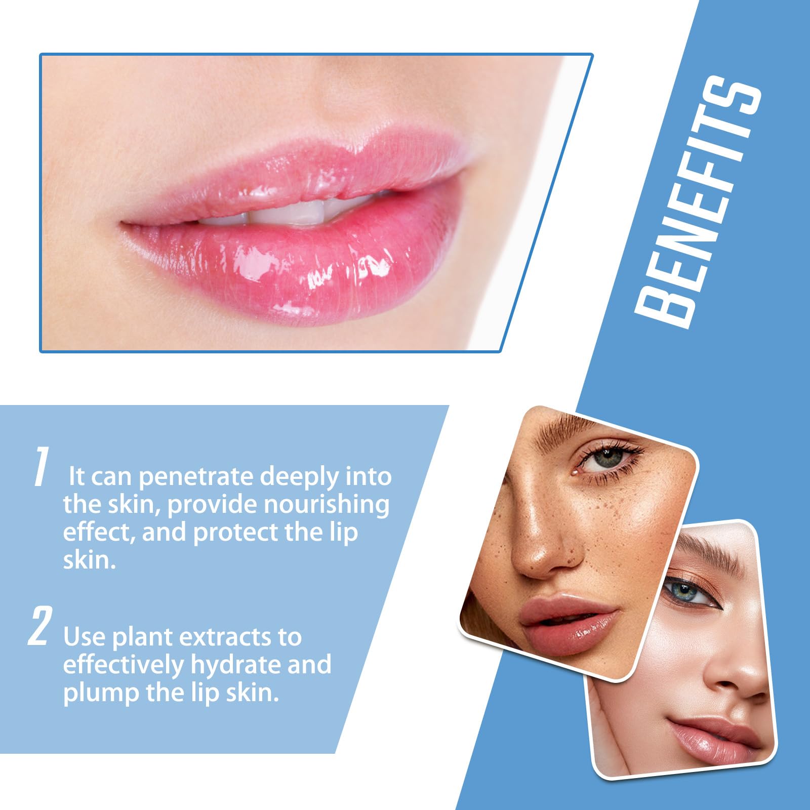 **Collagen Lip Mask - 6 Pieces Hydrating & Nourishing Lip Treatment for Dry & Chapped Lips | Moisturizing Lip Care Pads to Firm, Plump & Reduce Chapping | Perfect for Nighttime Lip Care & Pre-Makeup Prep (2 Pack)**