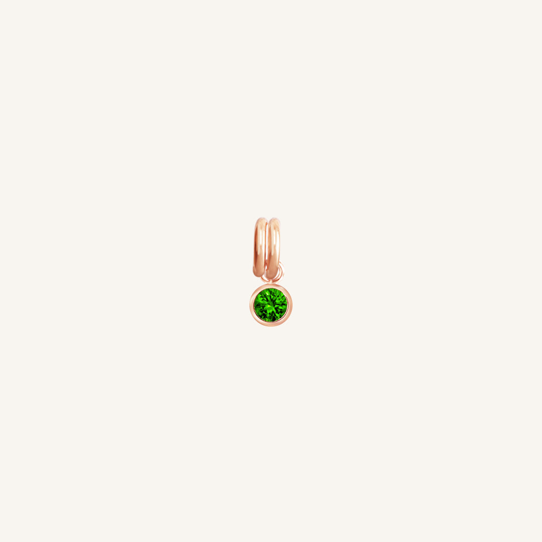 May Aura Birthstone Charm - Elegant Personalized Jewelry for Women, Perfect for Birthdays, Anniversaries & Special Occasions | Gift Idea for Her | Wear Daily or for Celebrations