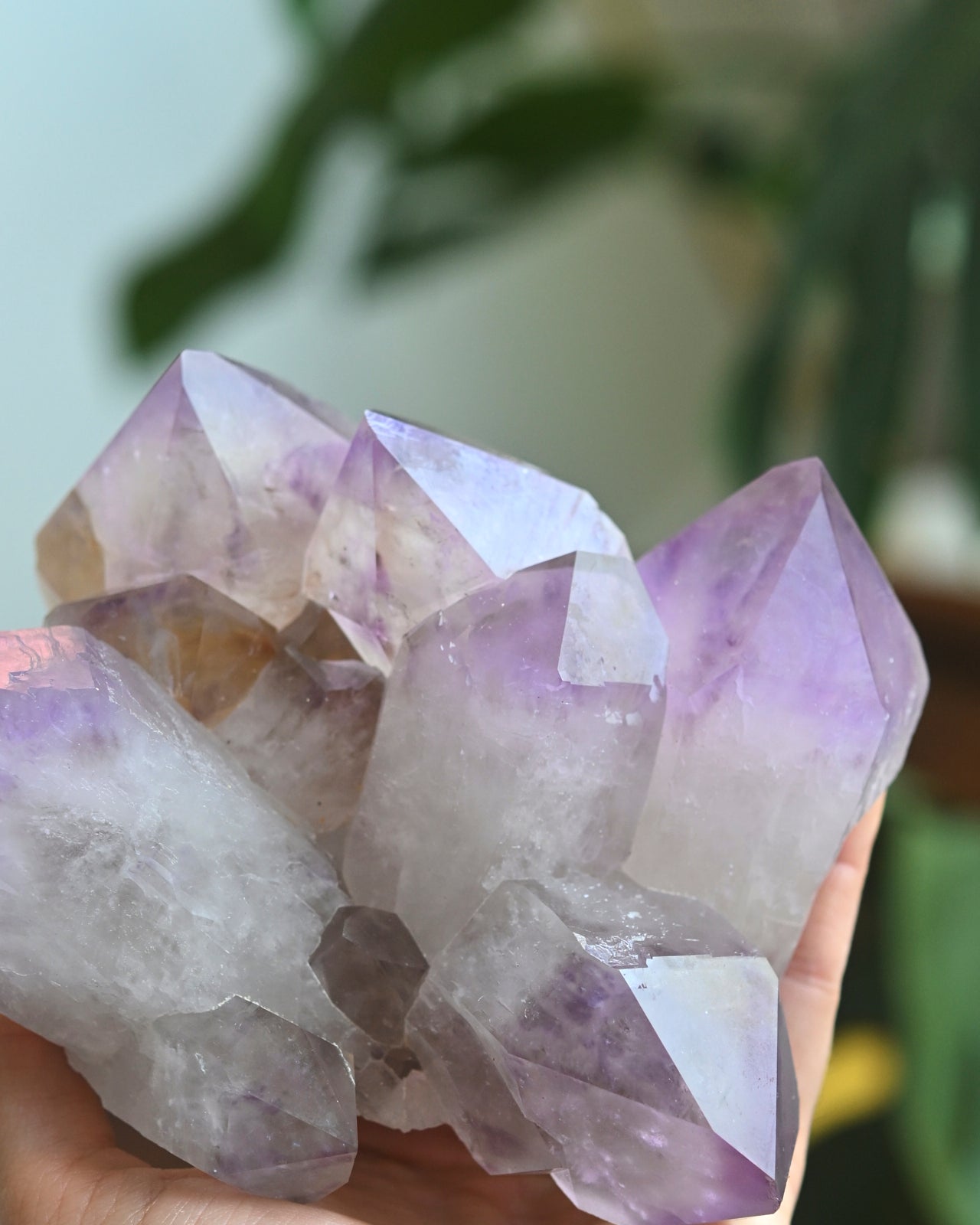 Natural LG Bolivian Amethyst Cluster - 2.7lbs Raw Crystal Specimen for Home Decor, Meditation & Healing | Large Geode with Purple Crystals for Spiritual Gifts & Energy Work
