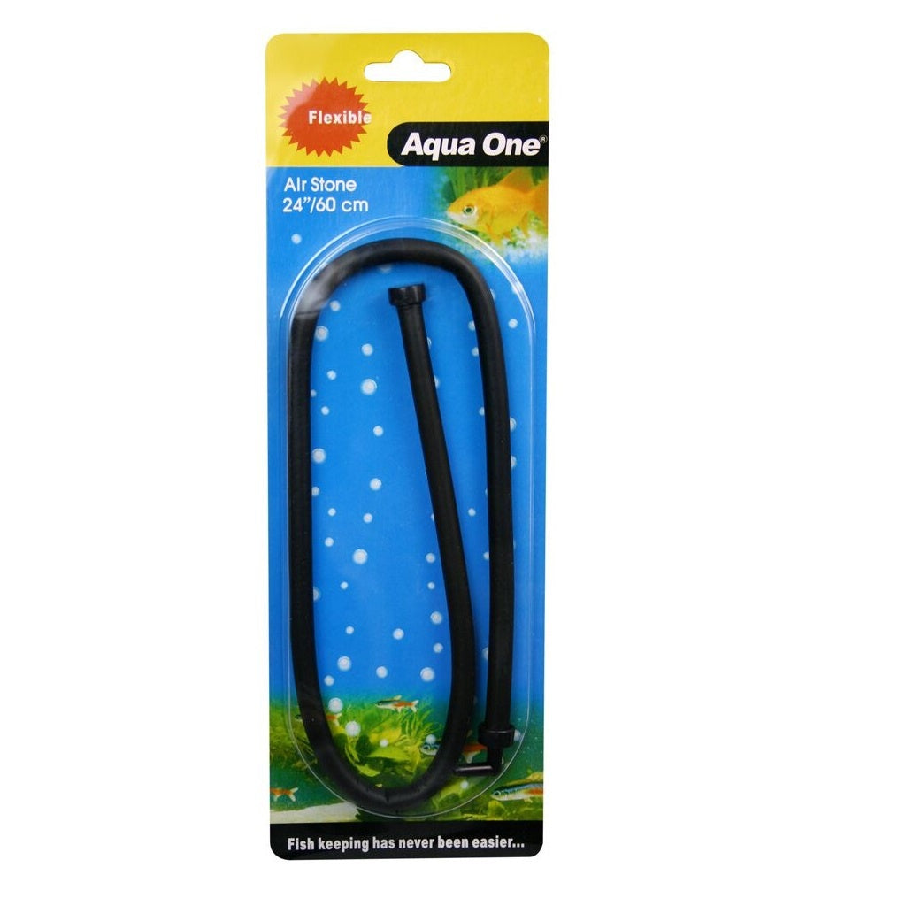 Aqua One Air Stone Flexi 60cm - High Efficiency Aquarium Air Diffuser for Fish Tanks, Ponds & Hydroponics - Creates Fine Oxygen Bubbles for Healthy Aquatic Life