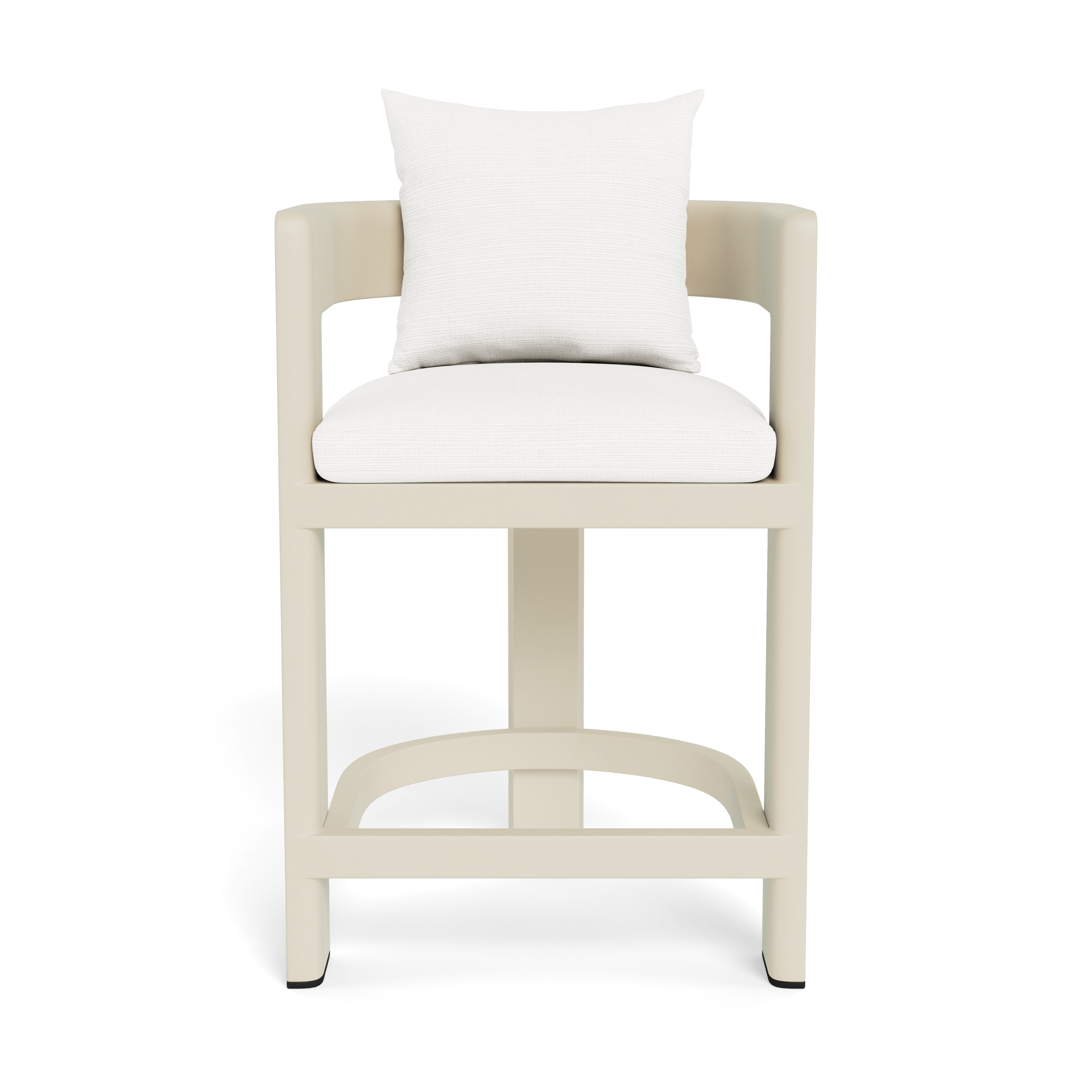 Victoria Aluminum Counter Stool - Modern Bar Stools for Kitchen Island, Breakfast Nook & Home Bar - Adjustable Height & Comfortable Seat - Perfect for Dining, Entertaining & Small Spaces