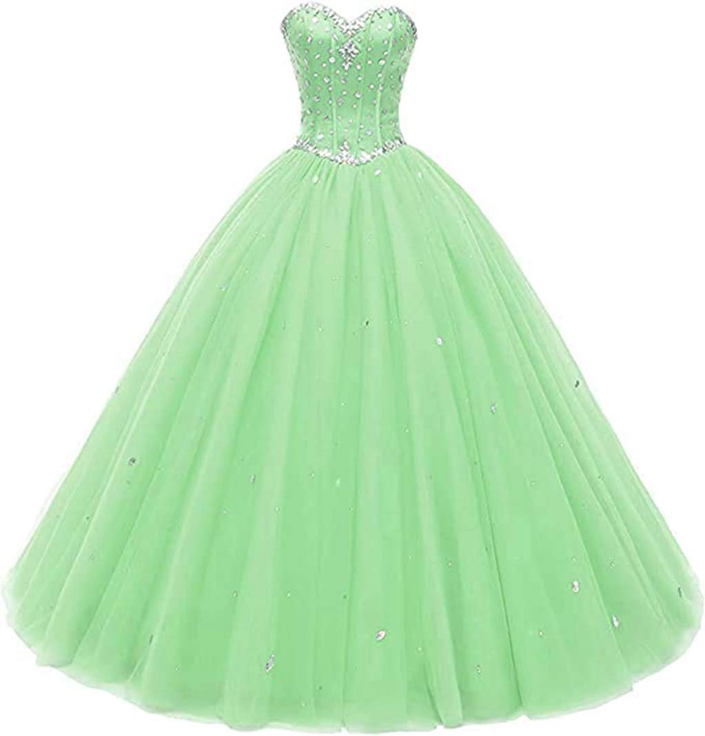 Sweetheart Ball Gown Tulle Quinceanera Dress for Women - Elegant Prom Dress for Formal Events, Weddings & Special Occasions