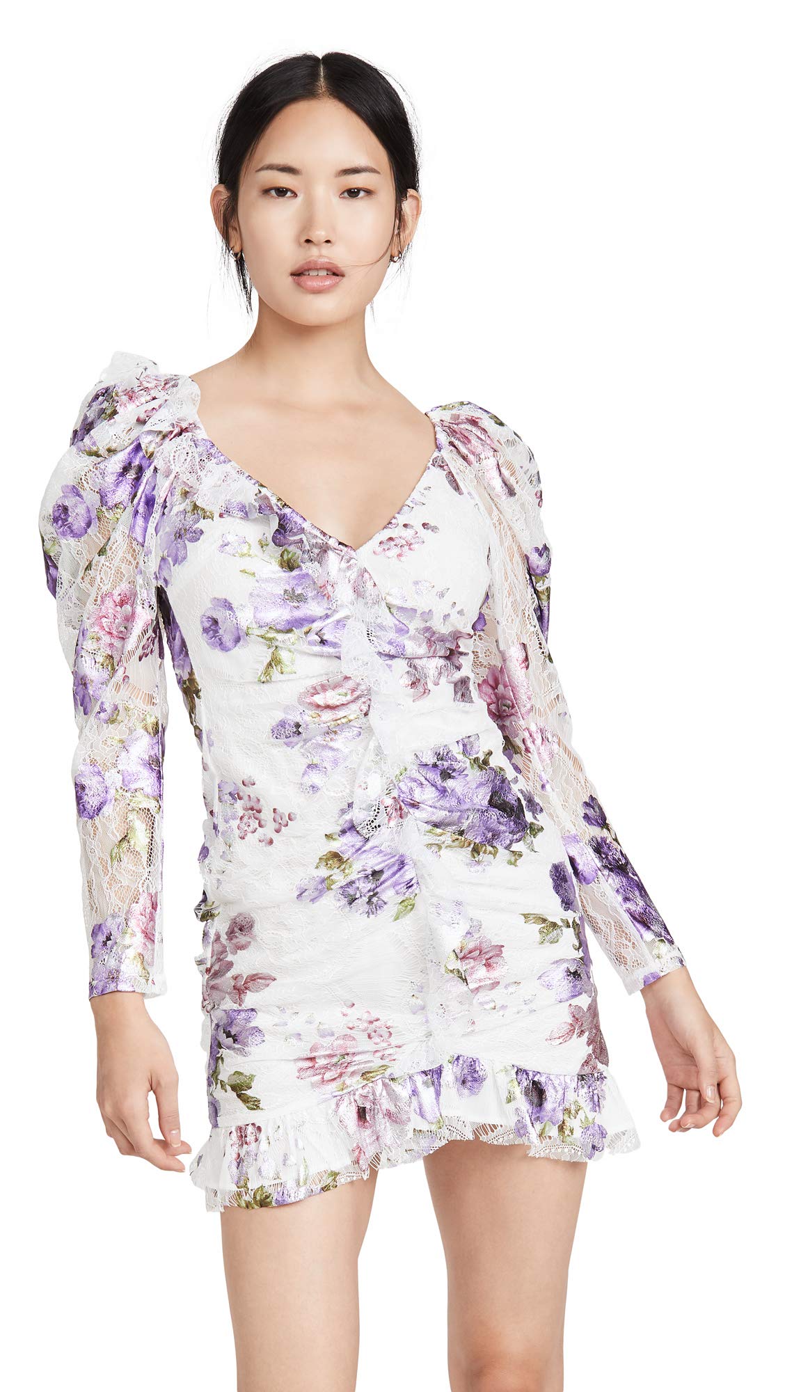 For Love & Lemons Women's Sexy Bodycon Dress - Slim Fit Stretchy Mini Dress for Night Out, Party & Date Night | Perfect for Club, Cocktail Events & Romantic Evenings