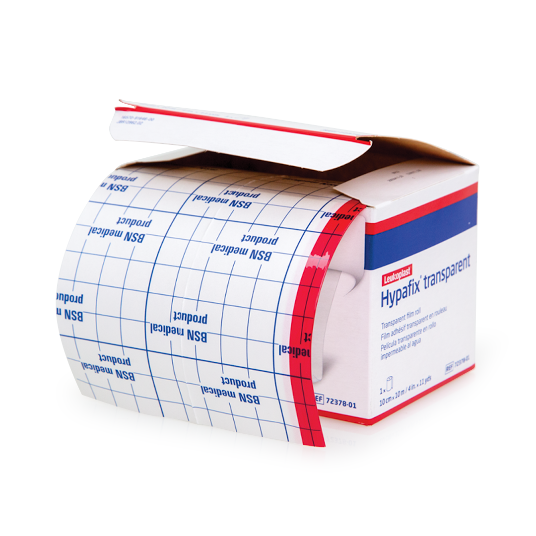 Hypafix® Transparent Adhesive Bandage Roll - Breathable & Waterproof Wound Dressing for First Aid, Sports Injuries & Post-Surgery Care