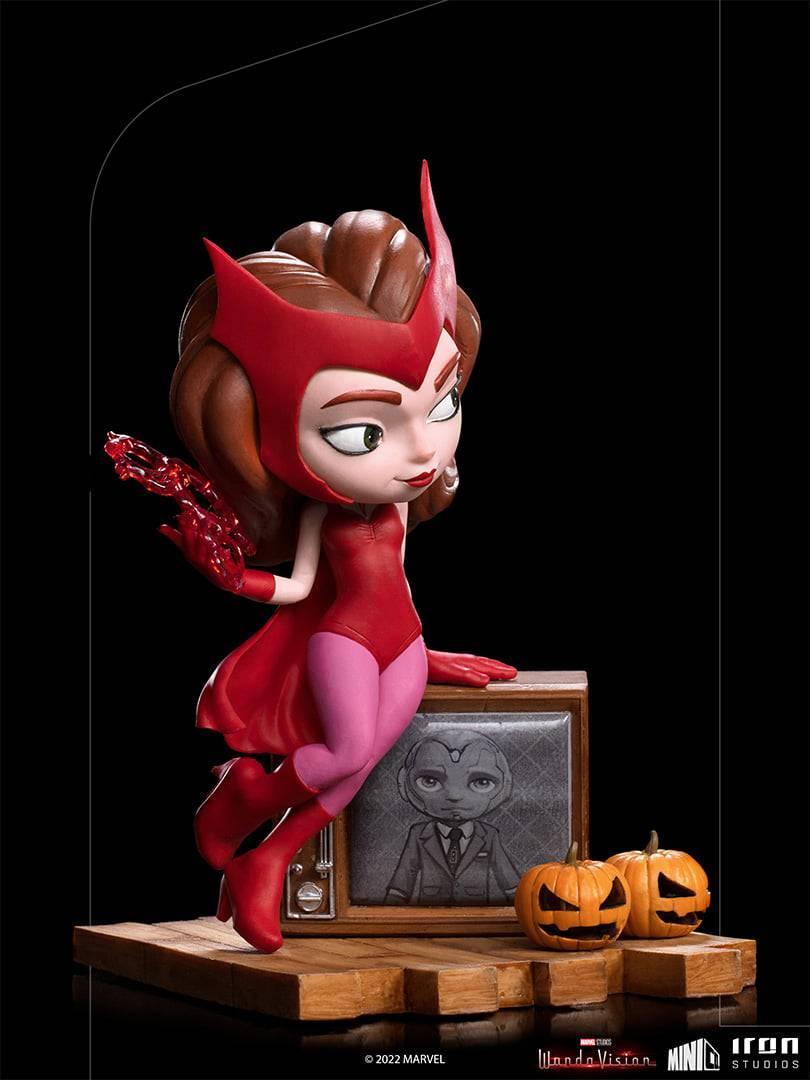 Iron Studios WandaVision Wanda Maximoff Halloween Version Mini Collectible Figure - Perfect for Marvel Fans, Cosplay, and Display Collections