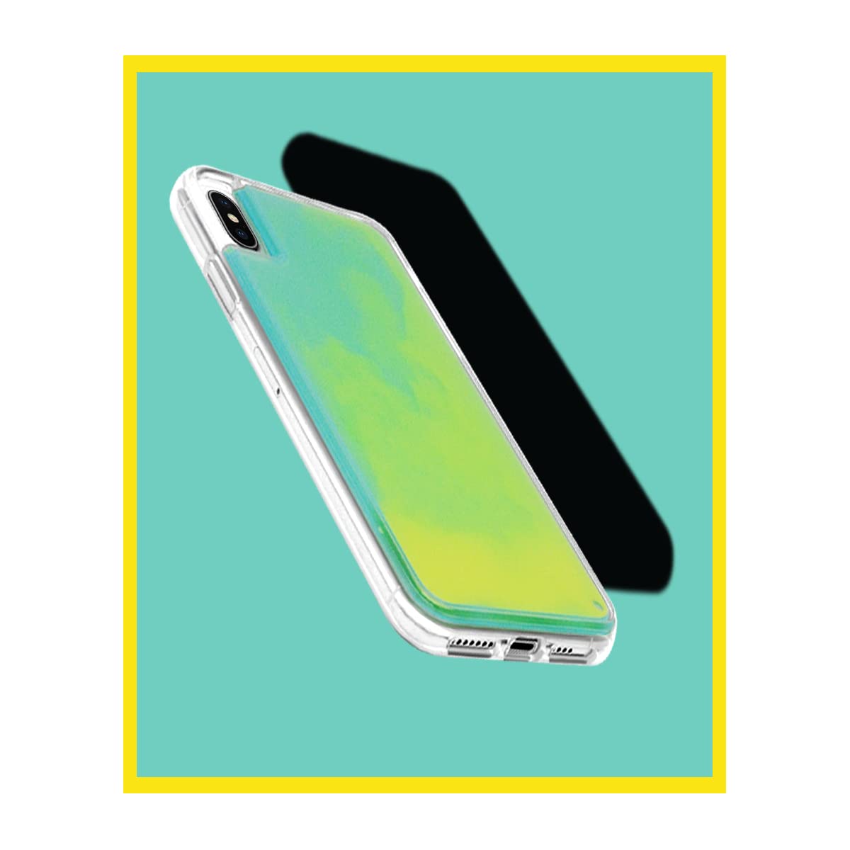 Glow in The Dark iPhone 7/8 Case - 4.7 Inch Fluorescent Phone Cover with Luminous Sand Design | Hard PC + Soft TPU Protection | Perfect for Nighttime Visibility & Party Use