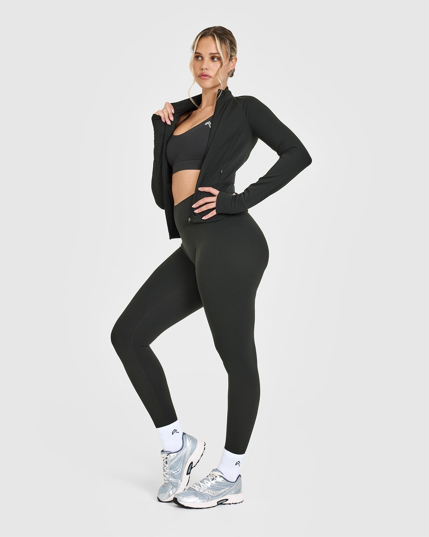 High Support Everyday Sports Bra for Women - Soft Black Comfortable Yoga Workout Top for Running, Gym & Active Lifestyle