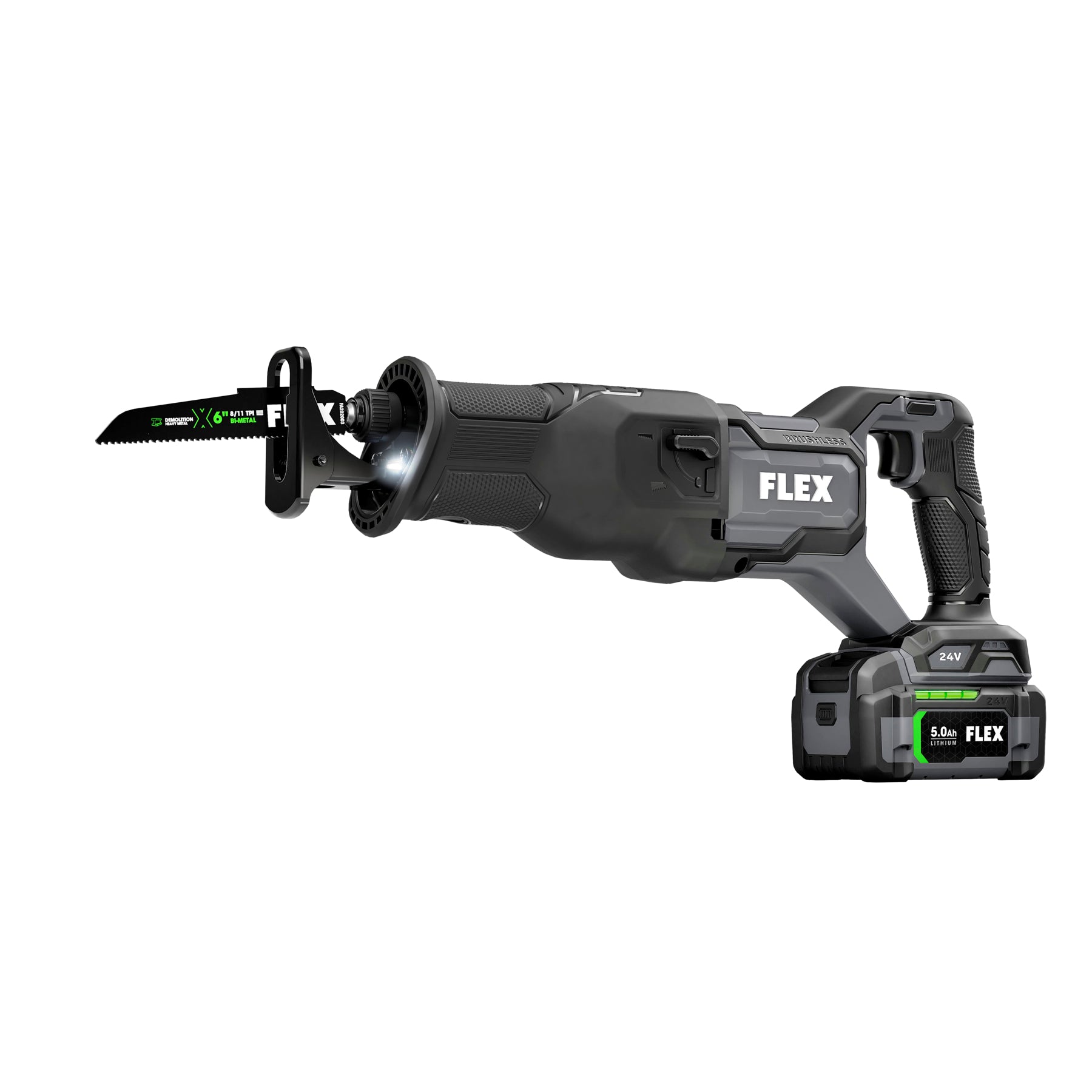FLEX FX2271 1C Cordless Reciprocating Saw Kit - Powerful Cutting Tool for Wood, Metal & Demolition | Perfect for Construction, Renovation & DIY Projects