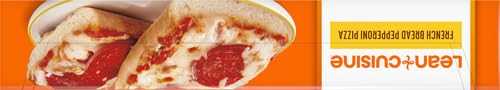 Lean Cuisine French Bread Pepperoni Pizza 5.25 oz (12 Pack) - Frozen Microwaveable Meal for Quick Lunches, Office Snacks & Busy Weeknights