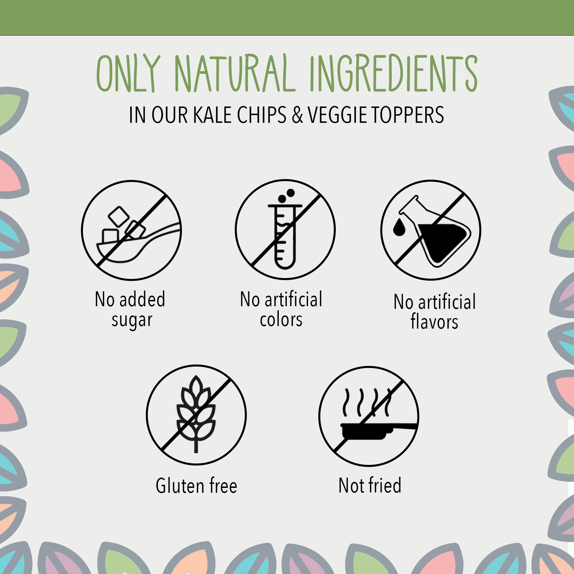 Organic Kale Chips - Sour Cream & Onion Flavor | High Protein Vegan Snack | Gluten-Free, No Sugar or Preservatives | Crunchy Dehydrated Kale Snacks for Healthy Lifestyle, Office Snacking & On-the-Go Nutrition