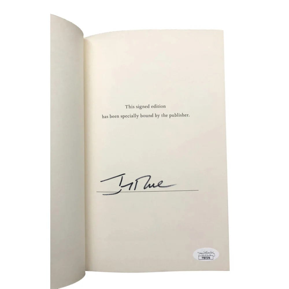 Jerry Rice Autographed Hardcover Book with JSA COA - NFL at 100 America's Game - Perfect for Football Fans, Collectors & Sports Memorabilia Enthusiasts