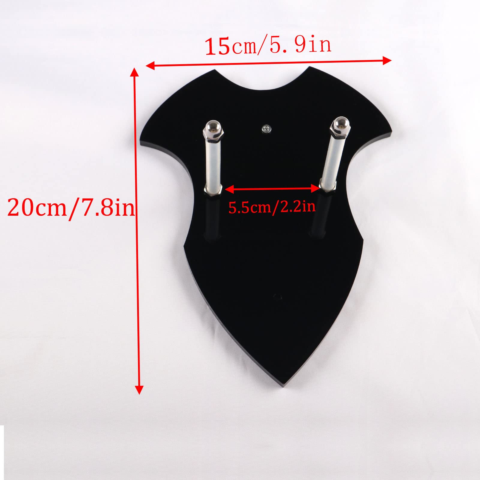 Premium Sword and Axe Wall Mount Holder - Vertical Display Stand for Weapon Decoration & Home Decor | Perfect for Medieval, Viking, and Fantasy Themed Rooms