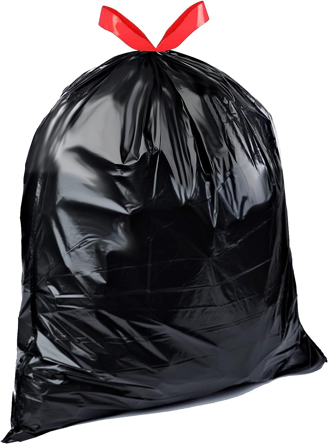 LIMELINEN 30 Gallon Heavy Duty Trash Bags - 400 Count, 1.2 Mil Extra Thick Drawstring Garbage Bags | Leak Proof & Odor Resistant | Large Plastic Bags for Office, Home, Hospital & Outdoor Bins | Perfect for Kitchen Waste, Yard Cleanup & Commercial Use