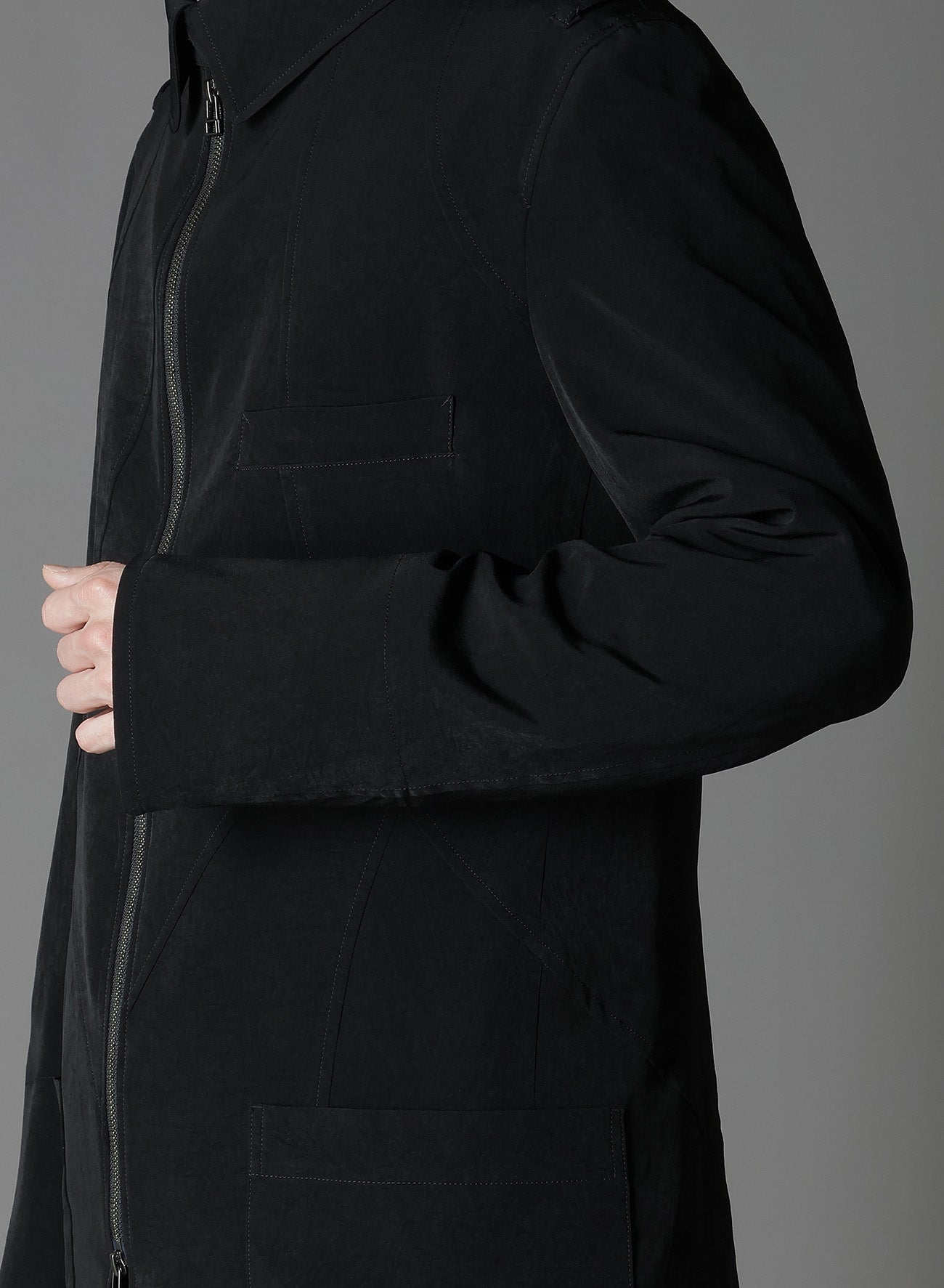 Stylish Crepe de Chine Zip Jacket - Lightweight & Durable for Women | Perfect for Casual Outings & Office Wear