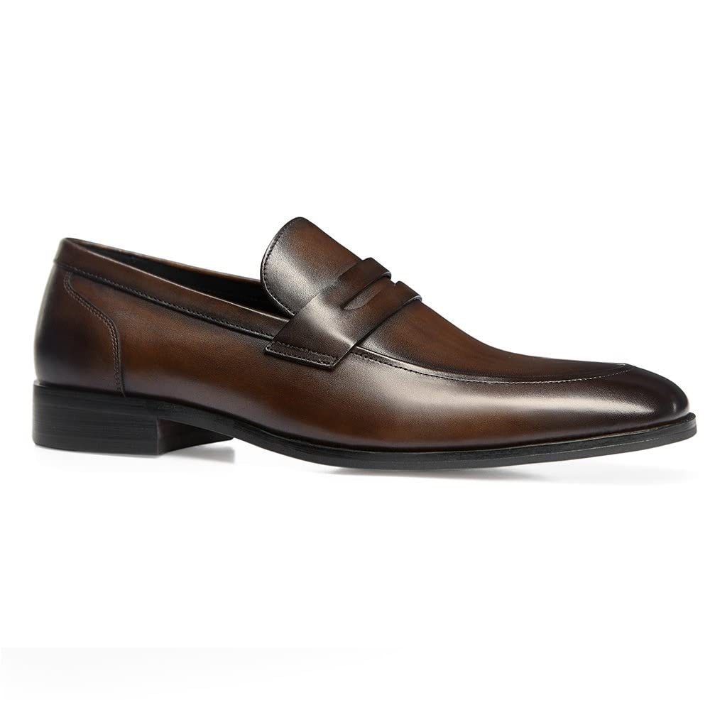 GIFENNSE Men's Slip-On Loafers - Premium Leather Dress Shoes for Business & Formal Occasions | Comfortable Office & Wedding Shoes for Men