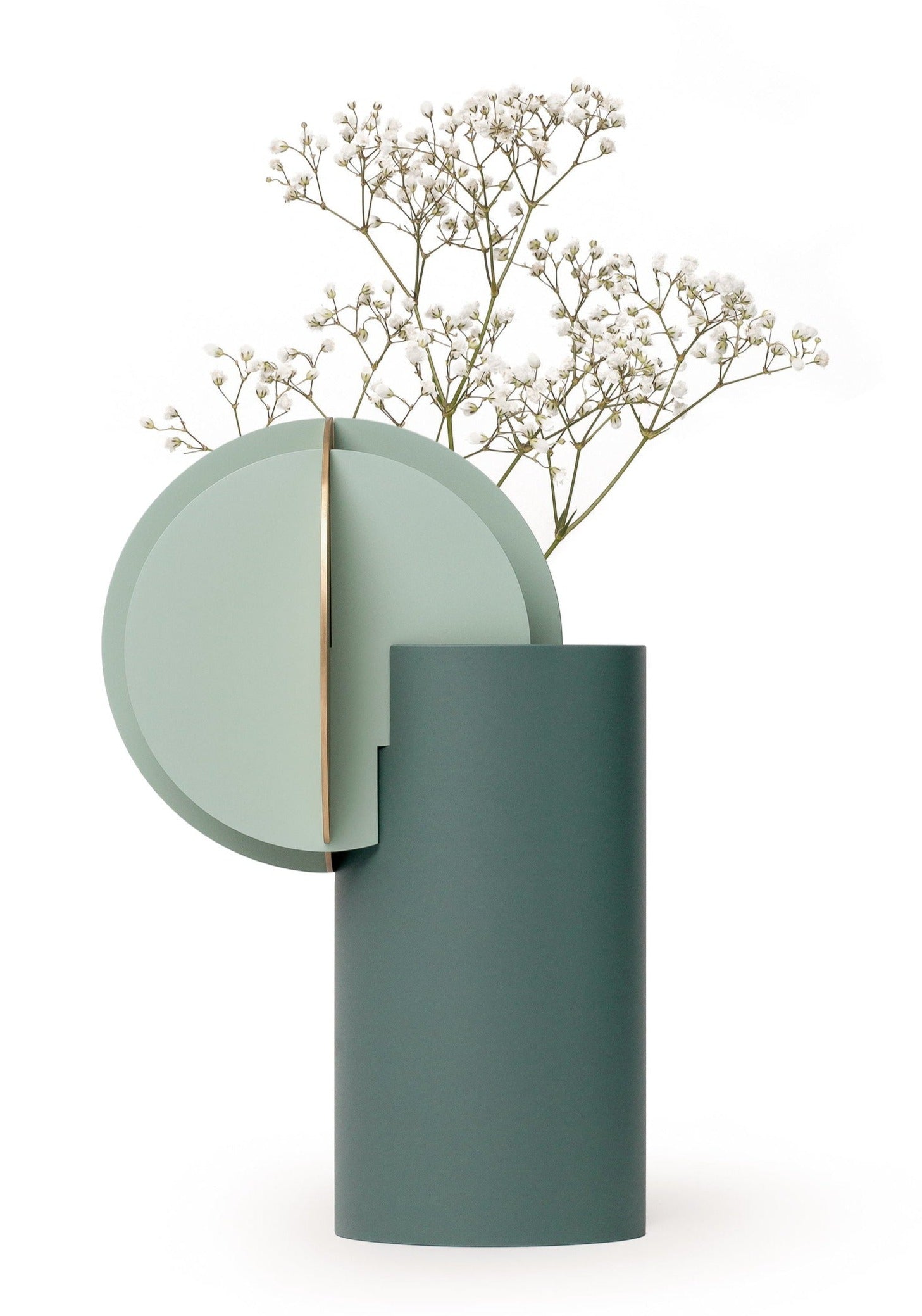 Noom Delaunay Vase CS9 - Modern Ceramic Home Decor for Living Room, Bedroom & Office - Elegant Flower Vase for Fresh or Artificial Flowers