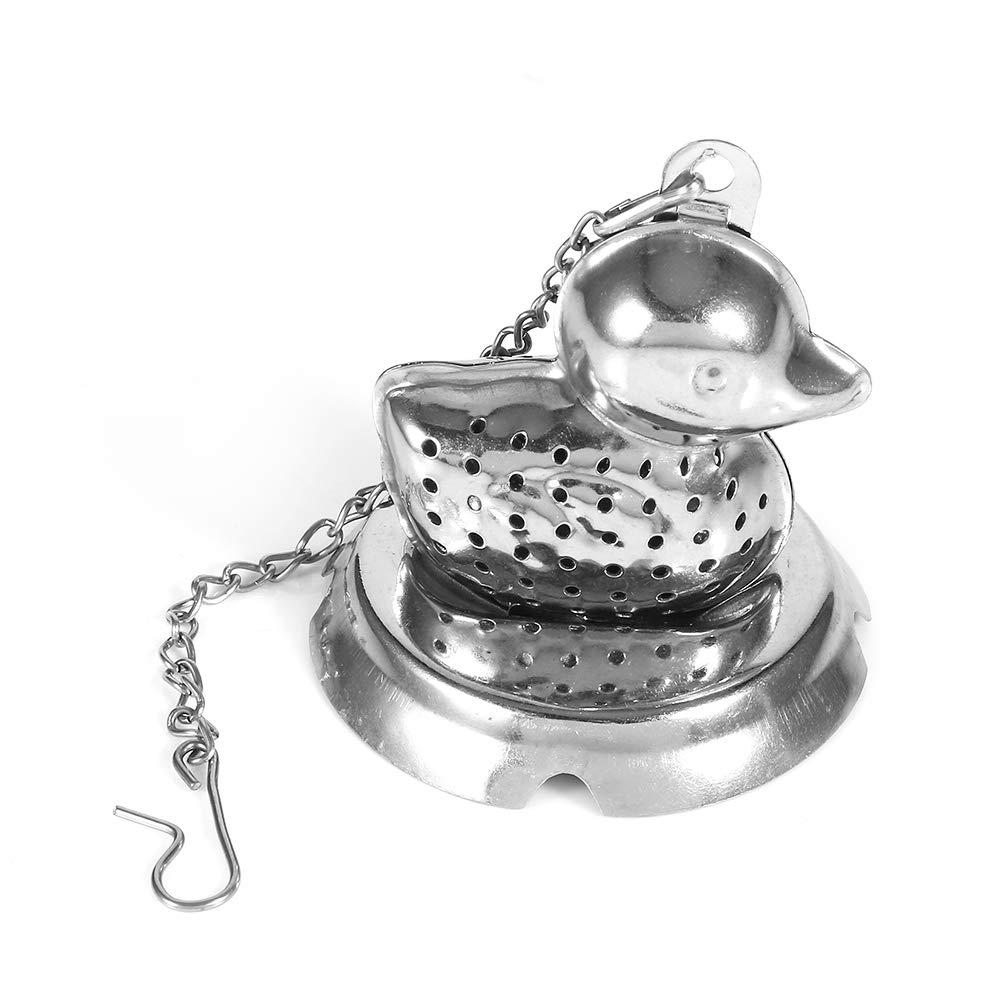 Premium Stainless Steel Duck-Shaped Tea Infuser - Herbal & Spice Tea Maker for Loose Leaf Tea - Perfect for Home, Kitchen & Office Use - Cute & Functional Gift for Tea Lovers