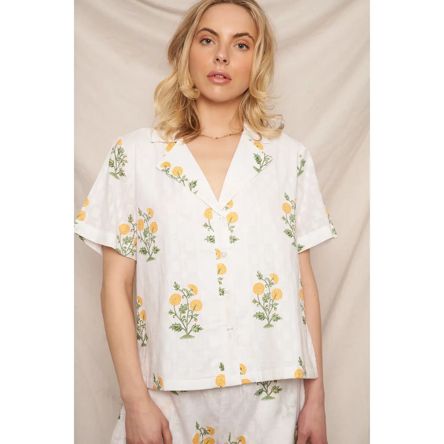 Caroline Top Women's Fashion Blouse - Trendy & Comfortable for Casual Wear, Office, and Date Nights